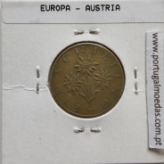 Áustria 1 Schilling 1981 Bronze-Aluminío, World Coins Austria KM 2886, coin of 1 schiling 1981 Aluminium-bronze