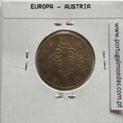 Áustria 1 Schilling 1982 Bronze-Aluminío, World Coins Austria KM 2886, coin of 1 schiling 1982 Aluminium-bronze