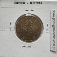 Áustria 1 Schilling 1992 Bronze-Aluminío, World Coins Austria KM 2886, coin of 1 schiling 1992 Aluminium-bronze