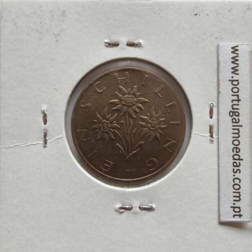 Áustria 1 Schilling 1995 Bronze-Aluminío, World Coins Austria KM 2886, coin of 1 schiling 1995 Aluminium-bronze