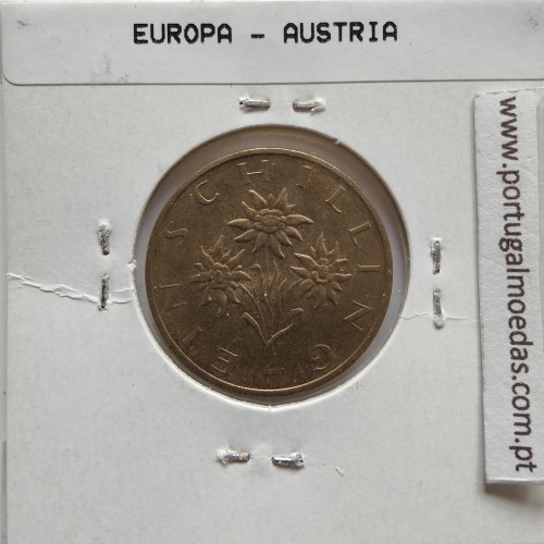 Áustria 1 Schilling 1995 Bronze-Aluminío, World Coins Austria KM 2886, coin of 1 schiling 1995 Aluminium-bronze