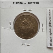 Áustria 1 Schilling 1995 Bronze-Aluminío, World Coins Austria KM 2886, coin of 1 schiling 1995 Aluminium-bronze
