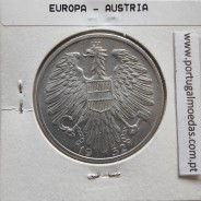 Áustria 5 Schilling 1952 Aluminío, World Coins Austria KM 2879, coin of 5 schiling 1952 Aluminium