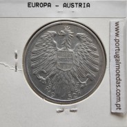 Áustria 5 Schilling 1952 Aluminío, World Coins Austria KM 2879, coin of 5 schiling 1952 Aluminium
