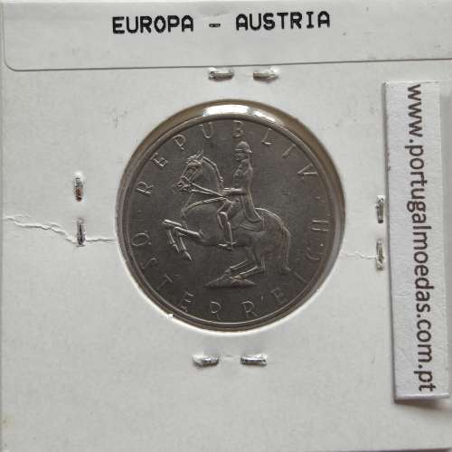 Áustria 5 Schilling 1972 Cupro-níquel, World Coins Austria KM 2889, coin of 5 schiling 1972 Copper-nickel