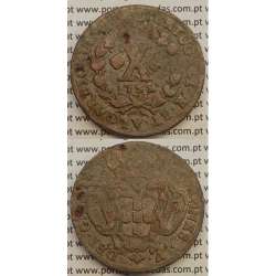 MOEDA X RÉIS COBRE 1732 (BC) - D.JOÃO V