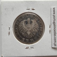 Áustria 5 Schilling 1975 Cupro-níquel, PROOF, World Coins Austria KM 2889, coin of 5 schiling 1975 Copper-nickel