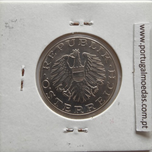 Áustria 10 Schilling 1974 Cupro-níquel, World Coins Austria KM 2918, coin of 10 schiling 1974 Copper-nickel plated nickel
