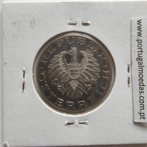 Áustria 10 Schilling 1975, PROOF, Cupro-níquel, World Coins Austria KM 2918, coin of 10 schiling 1975 Copper-nickel plated nicke