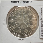 Áustria 50 Schilling 1959 Prata, World Coins Austria KM 2888, coin of 50 schiling 1959 silver