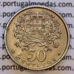 50 Centavos 1927 em Alpaca, $50 centavos 1927 Republica Portuguesa, (Bela), World Coins Portugal  KM 577