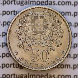 50 Centavos 1927 em Alpaca, $50 centavos 1927 Republica Portuguesa, (Bela), World Coins Portugal  KM 577