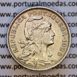 Portugal, Nickel brass coin of 50 Centavos 1928 of Portuguese Republic, (AU), World Coins Portugal KM 577