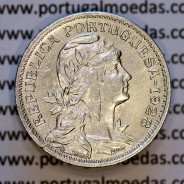 50 Centavos 1928 em Alpaca, $50 centavos 1928 Republica Portuguesa, (Bela), World Coins Portugal  KM 577