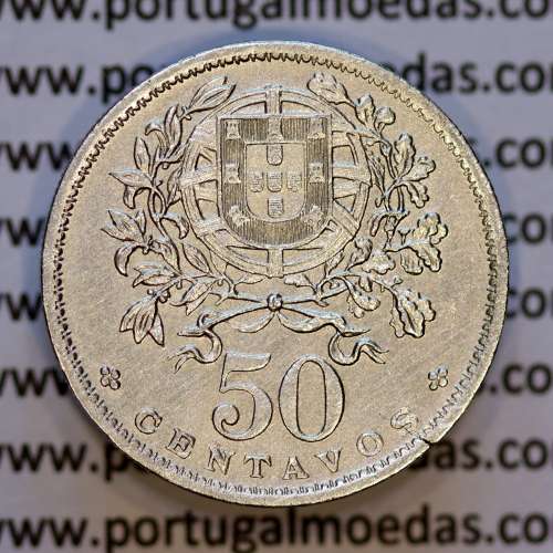50 Centavos 1928 em Alpaca, $50 centavos 1928 Republica Portuguesa, (Bela), World Coins Portugal  KM 577