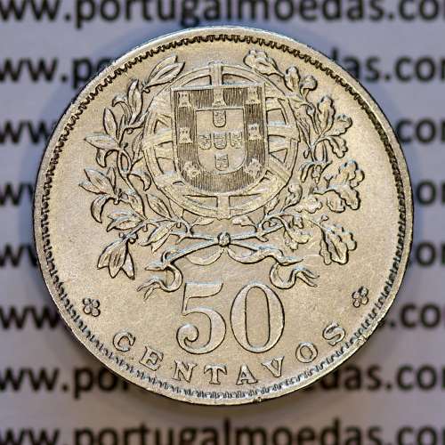 Portugal, Nickel brass coin of 50 Centavos 1928 of Portuguese Republic, (AU), World Coins Portugal KM 577