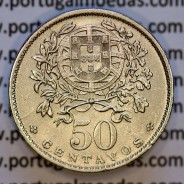 50 Centavos 1928 em Alpaca, $50 centavos 1928 Republica Portuguesa, (Bela), World Coins Portugal  KM 577