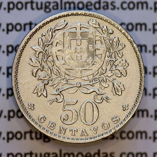 50 Centavos 1928 em Alpaca, $50 centavos 1928 Republica Portuguesa, (Bela-), World Coins Portugal  KM 577