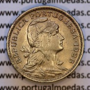 50 Centavos 1928 em Alpaca, $50 centavos 1928 Republica Portuguesa, (MBC+/Bela-), World Coins Portugal  KM 577
