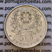 50 Centavos 1928 em Alpaca, $50 centavos 1928 Republica Portuguesa, (MBC+), World Coins Portugal  KM 577