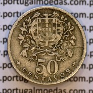 50 Centavos 1928 em Alpaca, $50 centavos 1928 Republica Portuguesa, (MBC), World Coins Portugal  KM 577