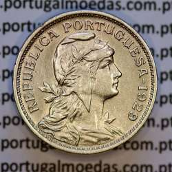 Portugal, Nickel brass coin of 50 Centavos 1929 of Portuguese Republic, (AU), World Coins Portugal KM 577