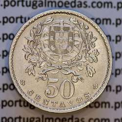 50 Centavos 1929 em Alpaca, $50 centavos Republica Portuguesa, (Bela) World Coins Portugal  KM 577