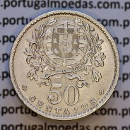 50 Centavos 1929 em Alpaca, $50 centavos Republica Portuguesa, (Bela) World Coins Portugal  KM 577