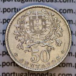 Portugal, Nickel brass coin of 50 Centavos 1929 of Portuguese Republic, (AU), World Coins Portugal KM 577