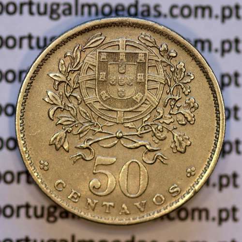 50 Centavos 1929 em Alpaca, $50 centavos Republica Portuguesa, (Bela) World Coins Portugal  KM 577