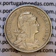 50 Centavos 1929 em Alpaca, $50 centavos Republica Portuguesa, (Bela) World Coins Portugal  KM 577