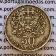 50 Centavos 1929 em Alpaca, $50 centavos Republica Portuguesa, (MBC+) World Coins Portugal  KM 577