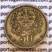 50 Centavos 1929 em Alpaca, $50 centavos Republica Portuguesa, (MBC+) World Coins Portugal  KM 577
