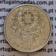 50 Centavos 1929 em Alpaca, $50 centavos Republica Portuguesa, (MBC) World Coins Portugal  KM 577