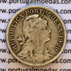 50 Centavos 1929 em Alpaca, $50 centavos Republica Portuguesa, (BC) World Coins Portugal  KM 577 50 Centavos 1929 em Alpaca, $50 centavos Republica Portuguesa, (BC) World Coins Portugal  KM 577