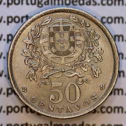 50 Centavos 1930 Alpaca, $50 Centavos 1930 Republica Portuguesa, (Bela), World Coins Portugal KM 577