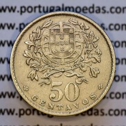 50 Centavos 1930 Alpaca, $50 Centavos 1930 Republica Portuguesa, (MBC+), World Coins Portugal KM#577