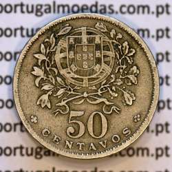 50 Centavos 1930 Alpaca, $50 Centavos 1930 Republica Portuguesa, (MBC), World Coins Portugal KM 577 50 Centavos 1930 Alpaca, $50 Centavos 1930 Republica Portuguesa, (MBC), World Coins Portugal KM 577