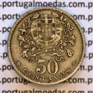 50 Centavos 1930 Alpaca, $50 Centavos 1930 Republica Portuguesa, (MBC), World Coins Portugal KM#577