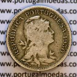 50 Centavos 1930 Alpaca, $50 Centavos 1930 Republica Portuguesa, (BC), World Coins Portugal KM 577 50 Centavos 1930 Alpaca, $50 Centavos 1930 Republica Portuguesa, (BC), World Coins Portugal KM 577