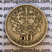 50 Centavos 1931 Alpaca, $50 Centavos 1931 Republica Portuguesa, (MBC), World Coins Portugal KM 577