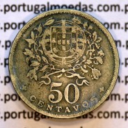 50 Centavos 1931 Alpaca, $50 Centavos 1931 Republica Portuguesa, (BC), World Coins Portugal KM 577