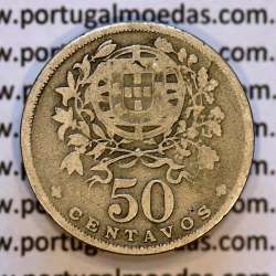 50 Centavos 1931 Alpaca, $50 Centavos 1931 Republica Portuguesa, (BC), World Coins Portugal KM 577 50 Centavos 1931 Alpaca, $50 Centavos 1931 Republica Portuguesa, (BC), World Coins Portugal KM 577