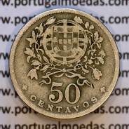 50 Centavos 1931 Alpaca, $50 Centavos 1931 Republica Portuguesa, (BC), World Coins Portugal KM 577