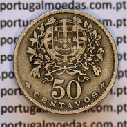 50 Centavos 1935 Alpaca, $50 centavos 1935 Republica Portuguesa, (BC+), World Coins Portugal KM#577