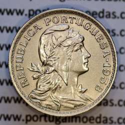 Portugal, Nickel brass coin of 50 Centavos 1938 of Portuguese Republic, (AU), World Coins Portugal KM577