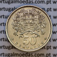 50 Centavos 1940 Alpaca, $50 centavos 1940 Republica Portuguesa, (Bela), World Coins Portugal KM 577