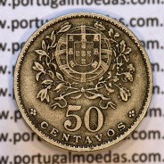 50 Centavos 1940 Alpaca, $50 centavos 1940 Republica Portuguesa, (MBC+), World Coins Portugal KM#577