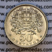 50 Centavos 1944 Alpaca, $50 centavos 1944 Republica Portuguesa, (Bela/Soberba), World Coins Portugal  KM 577