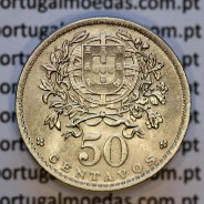 50 Centavos 1944 Alpaca, $50 centavos 1944 Republica Portuguesa, (Bela), World Coins Portugal  KM 577